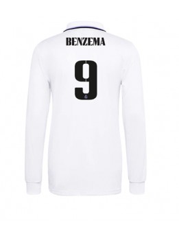 Real Madrid Karim Benzema #9 Heimtrikot 2022-23 Langarm